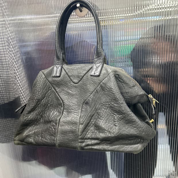 블랙 투웨이 레더백