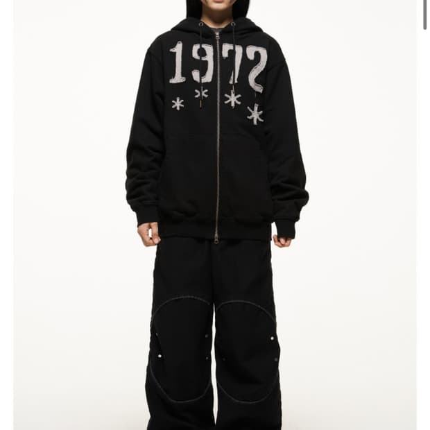 더콜디스트모먼트 1972 후드집업