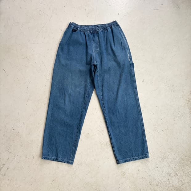 산타크루즈 빈티지 데님 카펜터 밴딩 팬츠 L