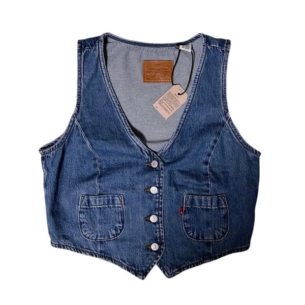 (새상품) 리바이스 데님 조끼 베스트 S