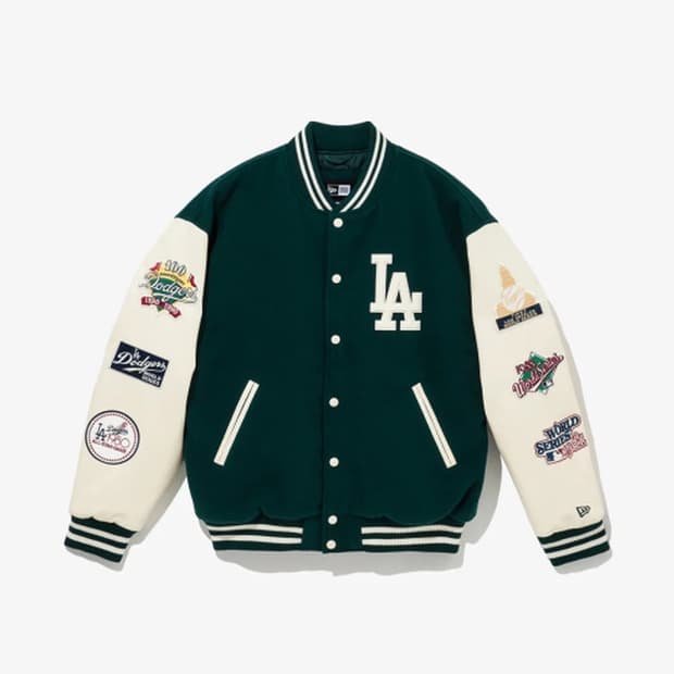 뉴에라 MLB LA 다저스 바시티 재킷 새상품