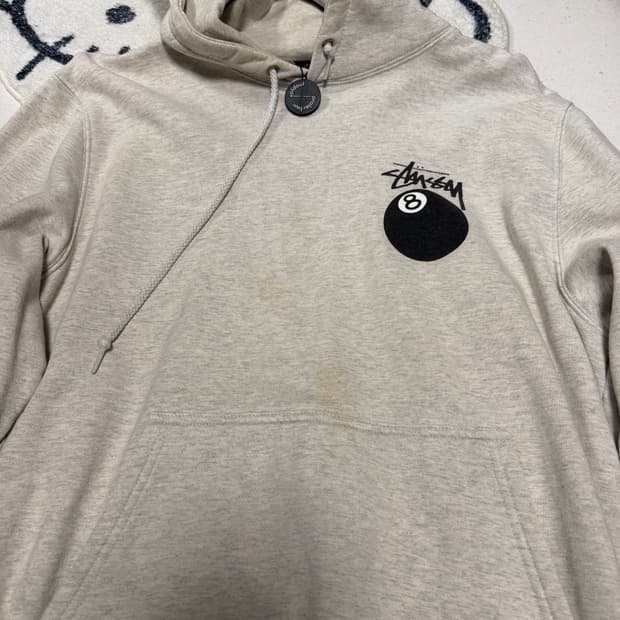 스투시 에잇볼타운 후드티 M