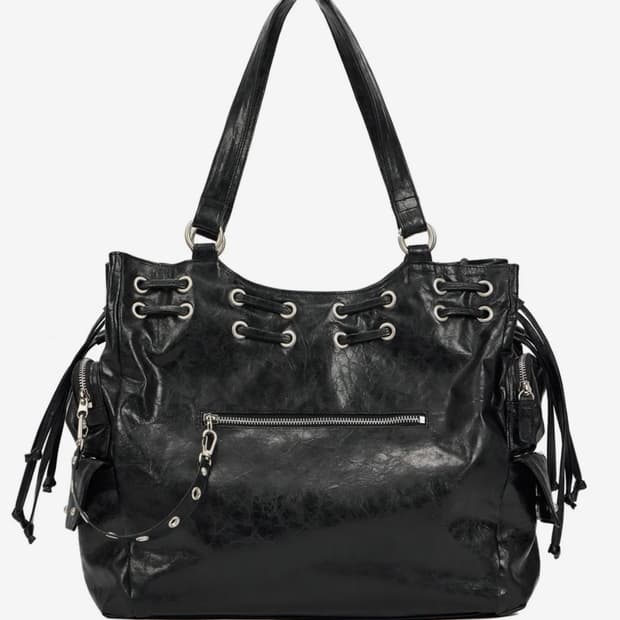 다이닛 DEINET NEW STUD STRING BIG BAG IN BL