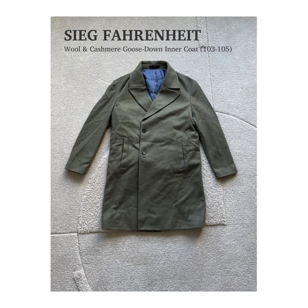 지이크 파렌하이트 울캐시미어 구스다운 코트 (100-105)