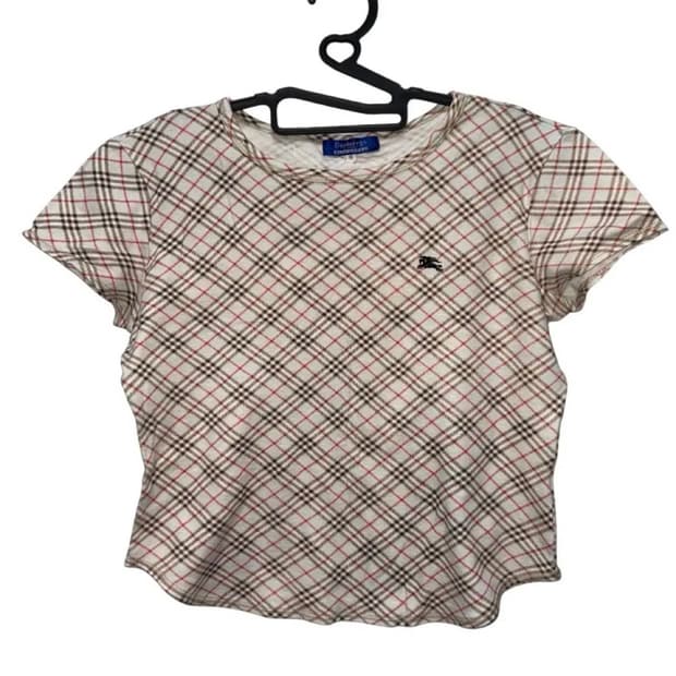 버버리 블루라벨 노바체크 반팔