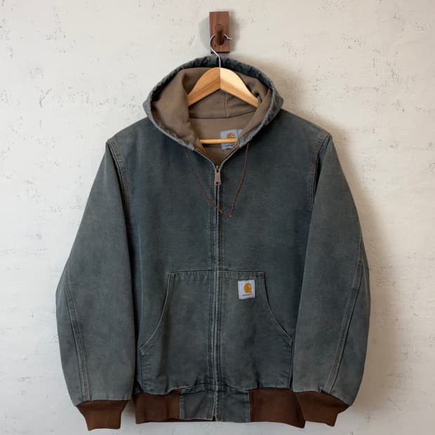 칼하트 og 덕액티브 후드 자켓 그린