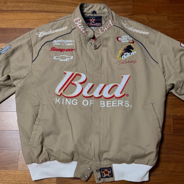 버드와이저 자켓 베이지