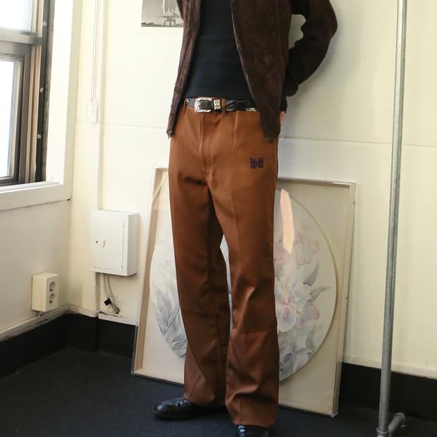 니들스 폴리 부츠컷 트라우저 팬츠