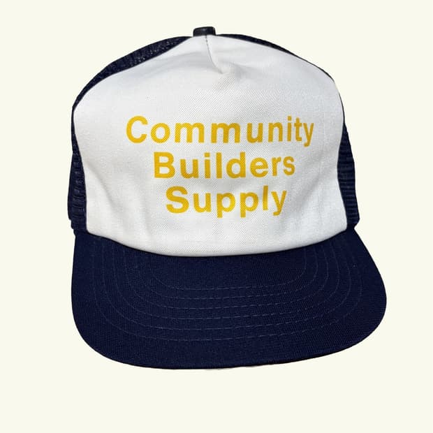 ”Community Builders Supply” Trucker Cap