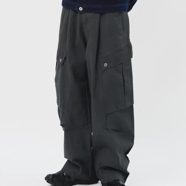 하이파이펑크 카고 팬츠 차콜