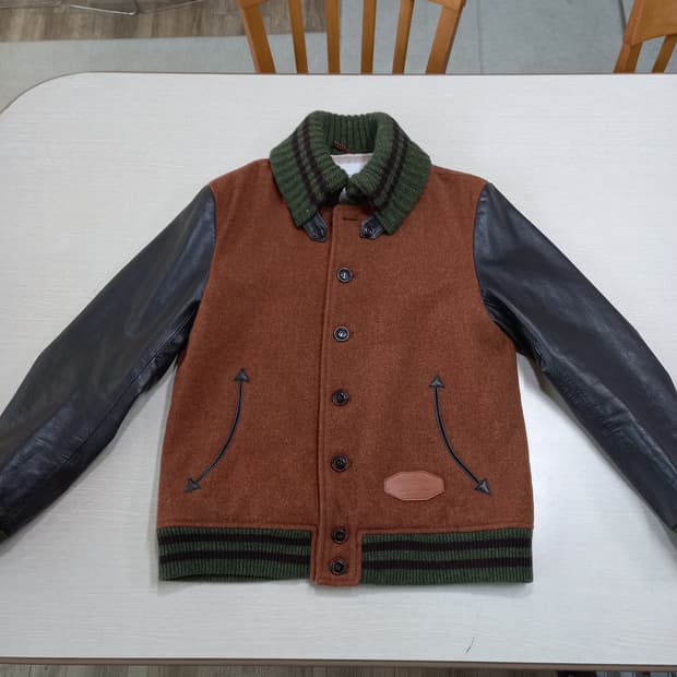 L100 customellow 헤리티지 누빔 바시티 L-691