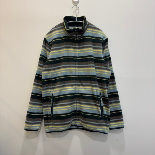 uniqlo 레몬그라스 스트라이츠 플리스 점퍼