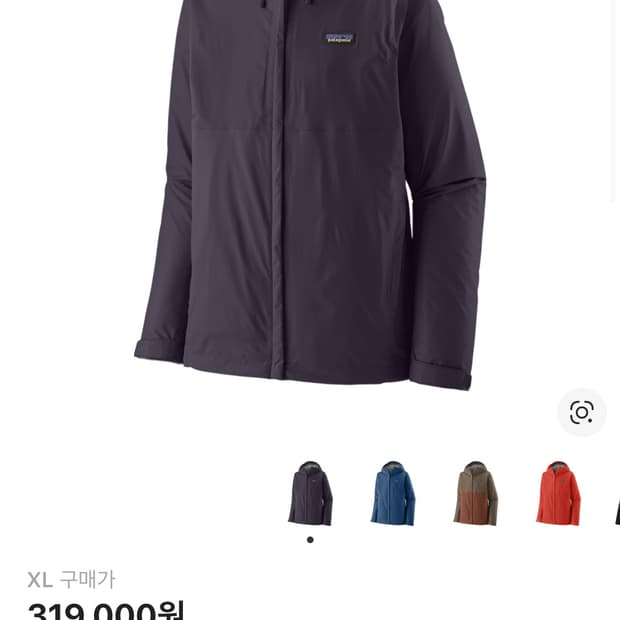 [XL] 파타고니아 토렌쉘 3L 레인 자켓 플럼멧 퍼플