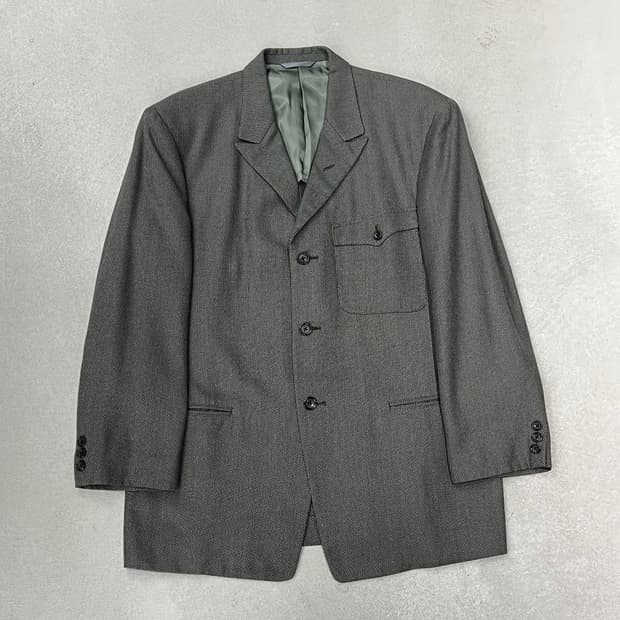 요지야마모토 트위드 블레이저 s09016