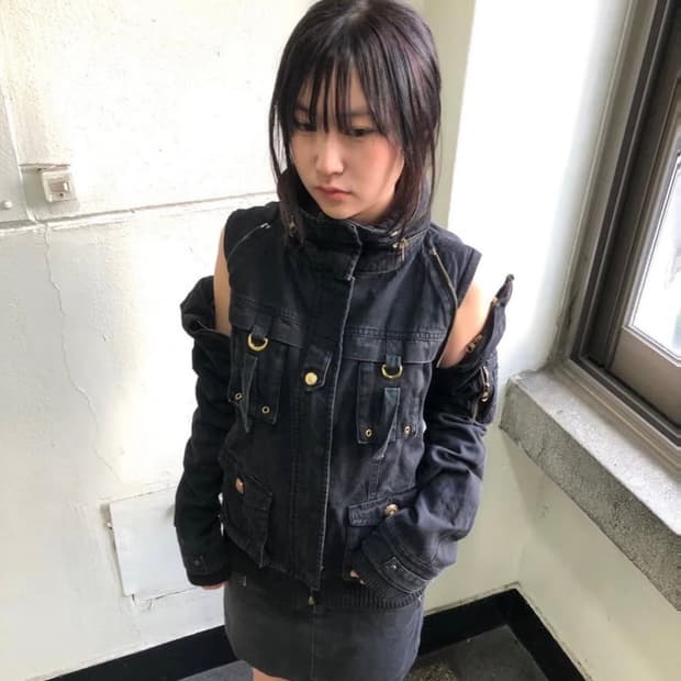 파우닝 133 빈티지 리즈리사 지퍼 자켓 (재판매)