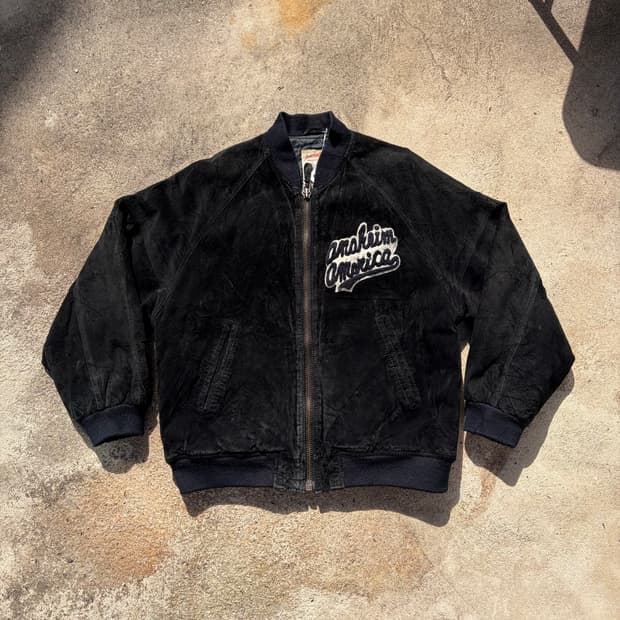 90s USA ANAHEIM 빈티지 스웨이드 자켓 L