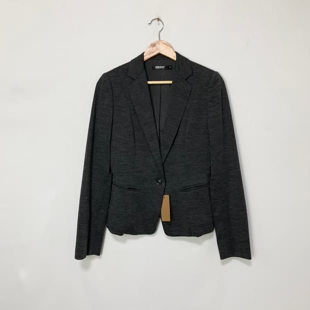DKNY 여성 블레이저 차콜 긱시크 00s 일본 빈티지