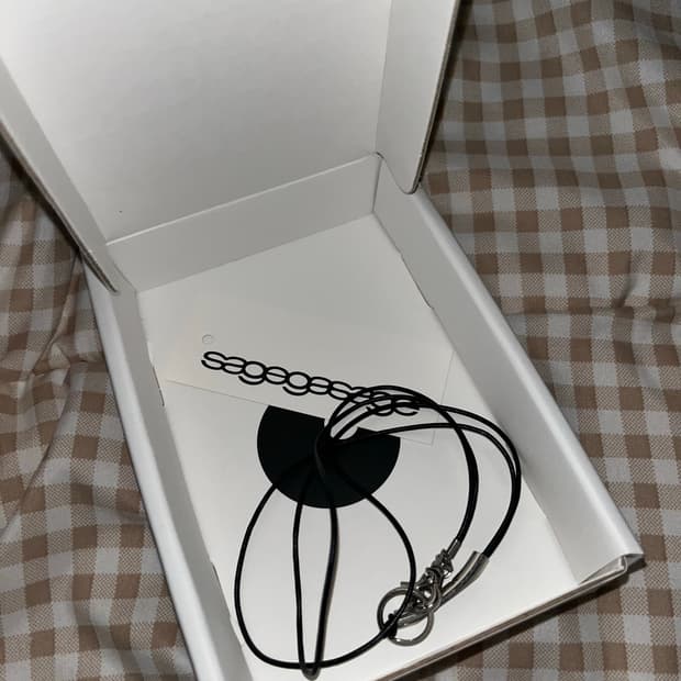 세이지가세이지 3WAY 레더 목걸이