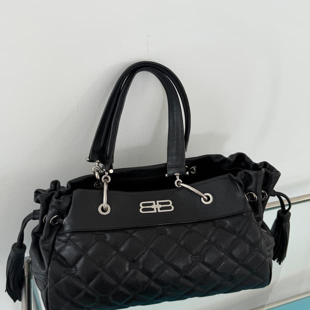 Balenciaga 00's Tassel Quilted Leather