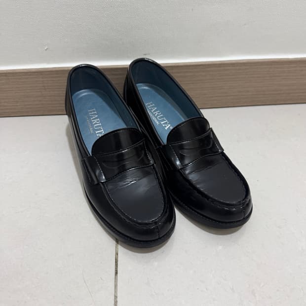 하루타 굽있는 로퍼 4cm 240사이즈