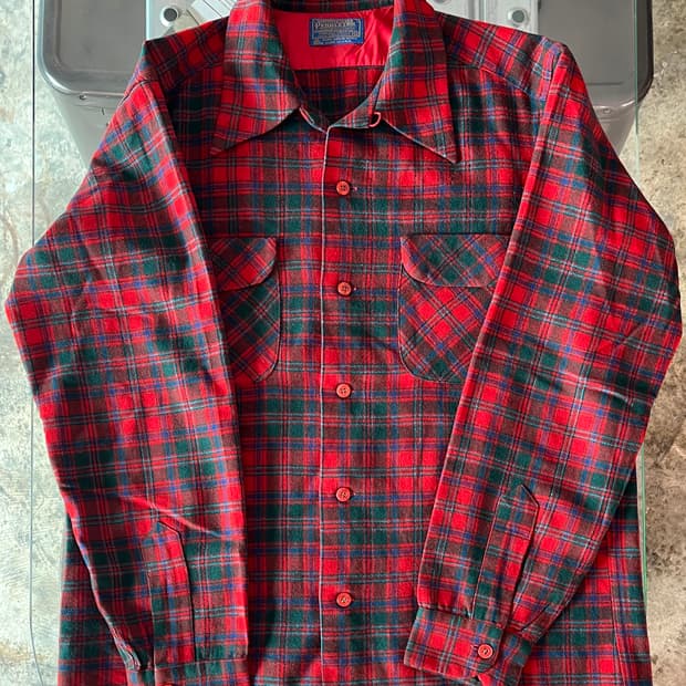70s 펜들턴 울 셔츠 자켓 Made in U.S.A./ M