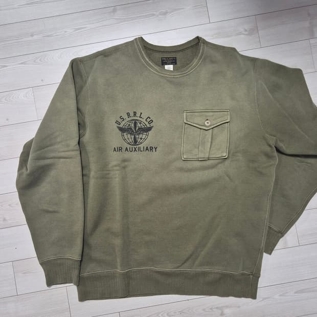 Rrl 프렌치테리 크루넥