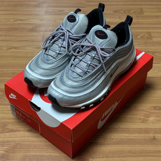 [상태좋음] 나이키 에어맥스 97 실버불렛 US10.5