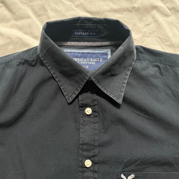 아메리칸이글 네이비 셔츠