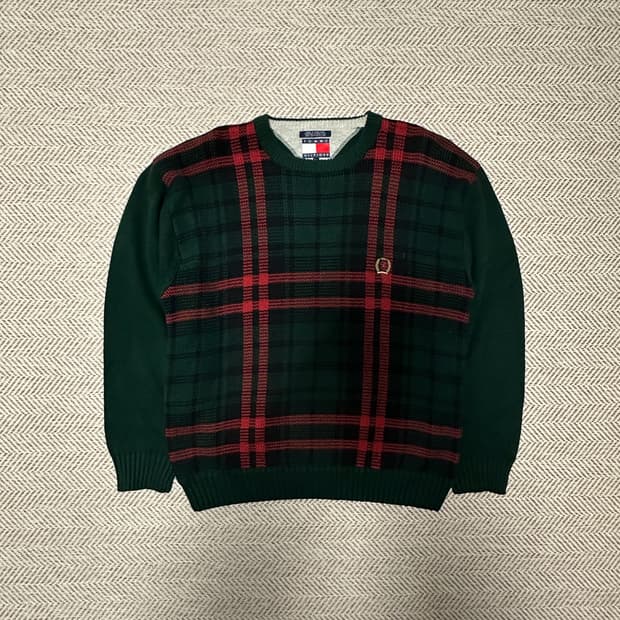 TOMMY HILFIGER old vintage cotton kint
