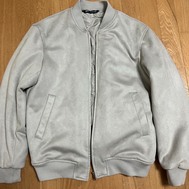 자라 남성 자켓 그레이