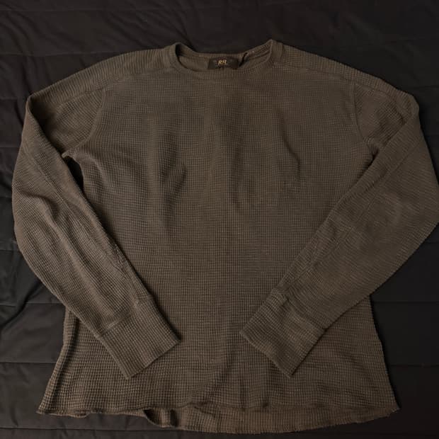 RRL 더블알엘 와플 크루넥 써멀 M