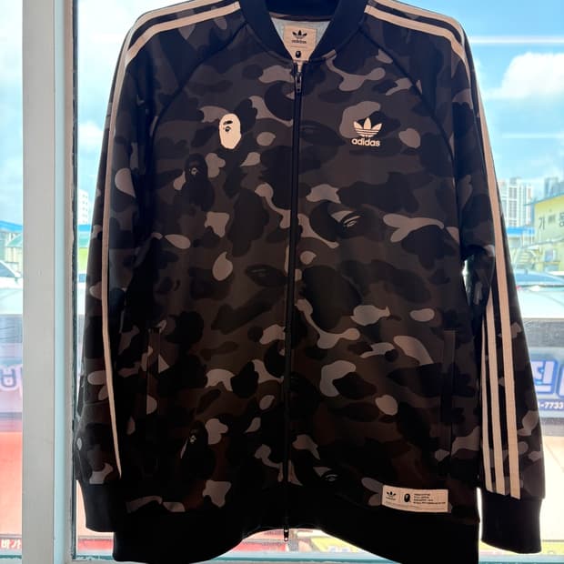 베이프 X 아디다스 트랙 자켓 XL