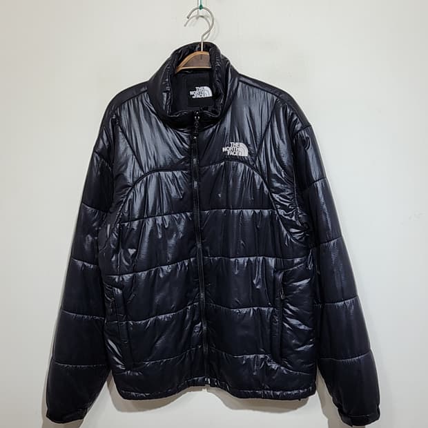 (105) 노스페이스 경량패딩 점퍼 블랙 아웃도어 자켓 