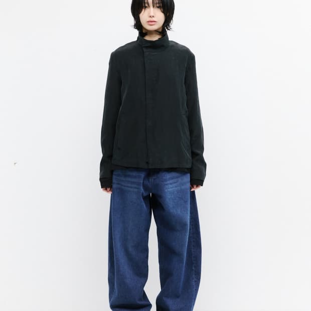 Hatchingroom High Neck Shirket Black
