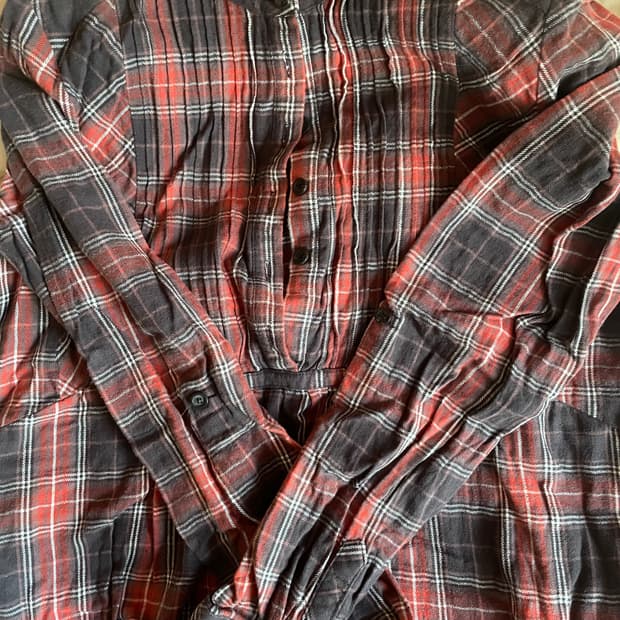 썰스데이 아일랜드 타탄체크 원피스