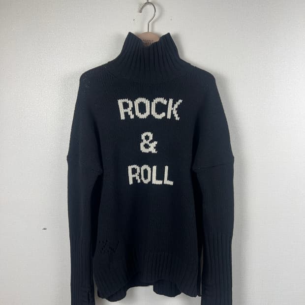 쟈딕앤볼테르 ROCK&ROLL 하이넥 메리노울 스웨터