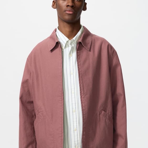 유니클로 집업 블루종