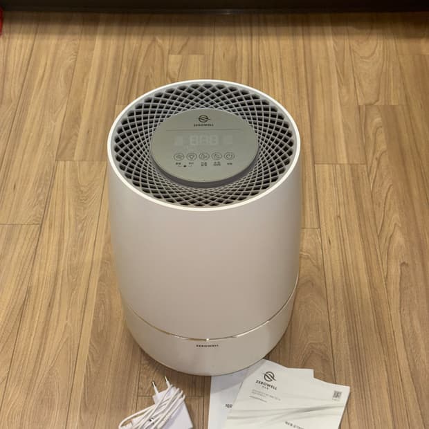 제로웰 자연 기화식 가습기 공기청정기 겸용 ZWAH-700W 화이트