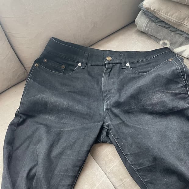 생로랑 데님 블랙진 30