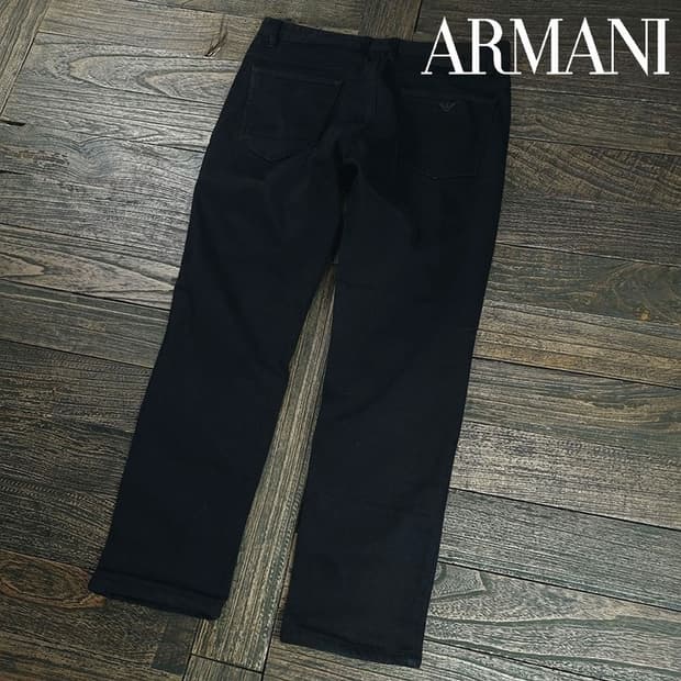 [아르마니] 스트레이트 블랙진 P01594