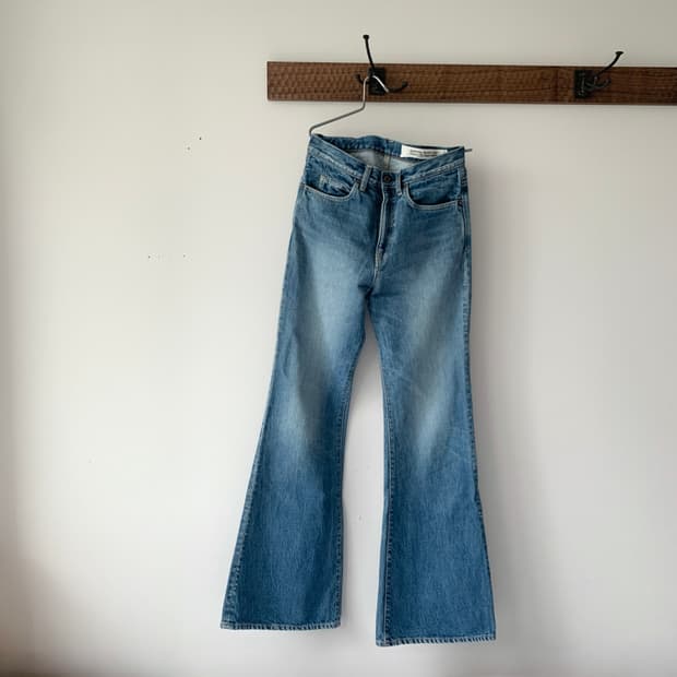 14oz 오카벨보 5p 플레어 데님
