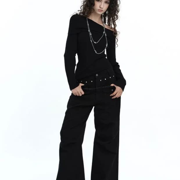 ROUGHNECK Washing Panel Stitch Pants