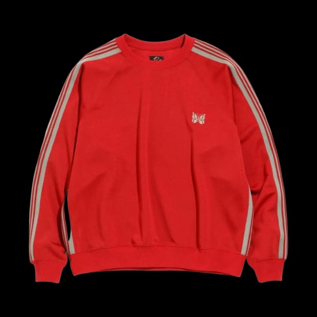 NEEDLES 트랙 크루넥 맨투맨