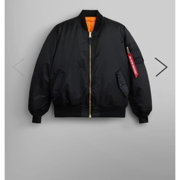 [2xl] 알파인더스트리 MA-1 레귤러핏 블랙