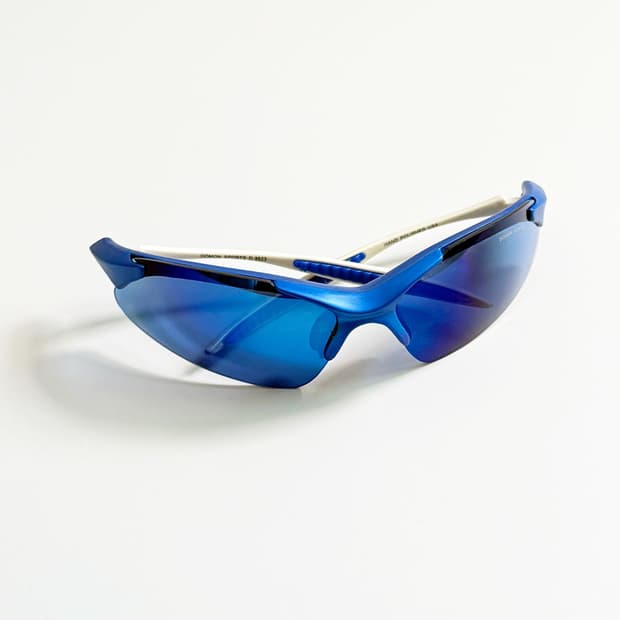 90s DOMON SPORTS 블루 미러 쉴드 빈티지 선글라스