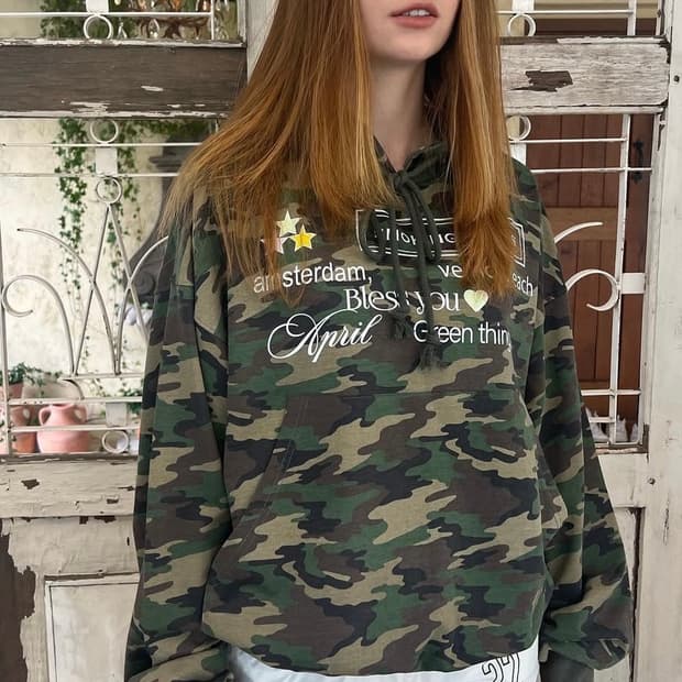 VENYJOPRODUCT Camo 그래픽 후드 사이즈 4