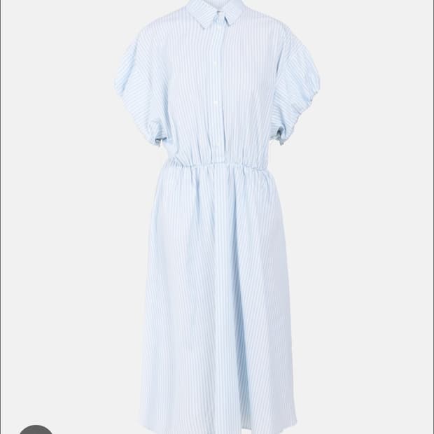 마쥬 스트라이프 셔츠 원피스 36사이즈