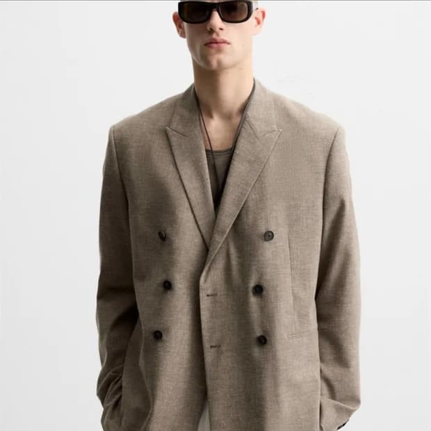 자라 더블블레이저 자켓