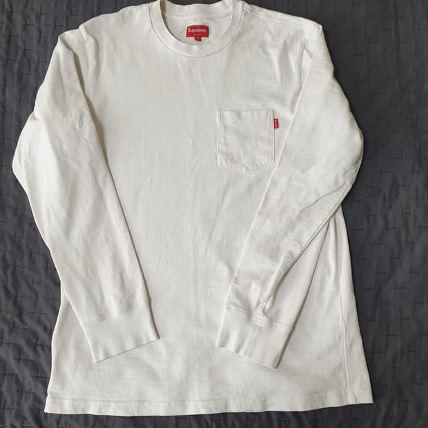 슈프림 포켓 롱슬리브 