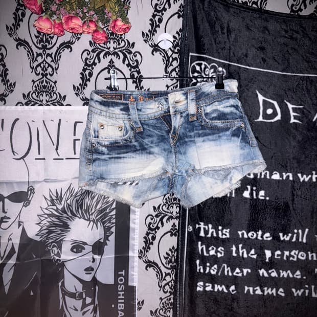 jean washing short pants